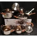 STAINLESS STEEL COOKWARE SET