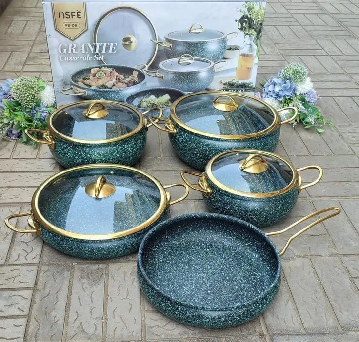 GRANITE CASSEROLE SET