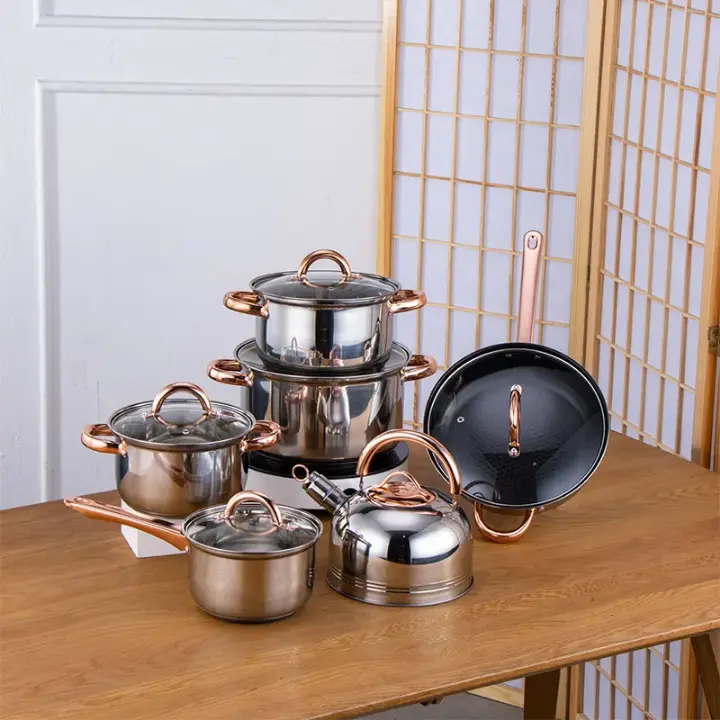 STAINLESS STEEL COOKWARE SET
