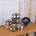 STAINLESS STEEL COOKWARE SET