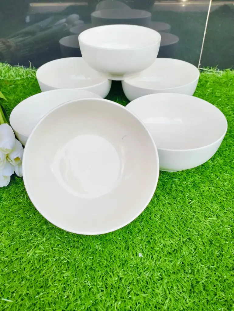 WHITE BOWLS