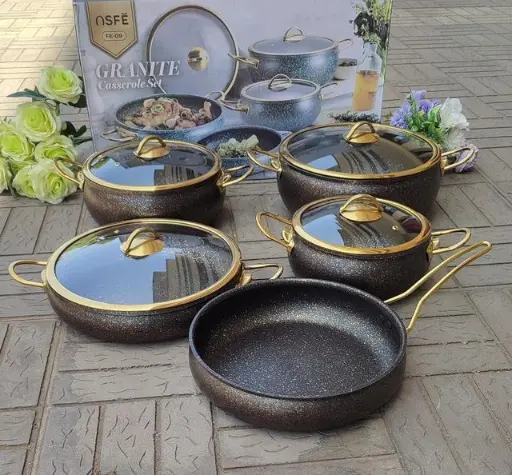 GRANITE CASSEROLE SET