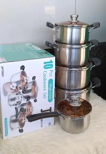 STAINLESS STEEL COOKWARE SET