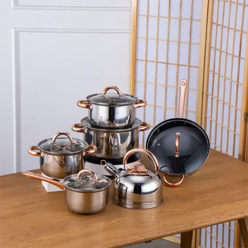 STAINLESS STEEL COOKWARE SET