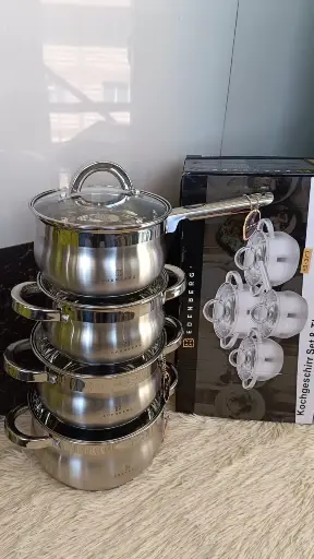 EDENBERG STAINLESS STEEL SET
