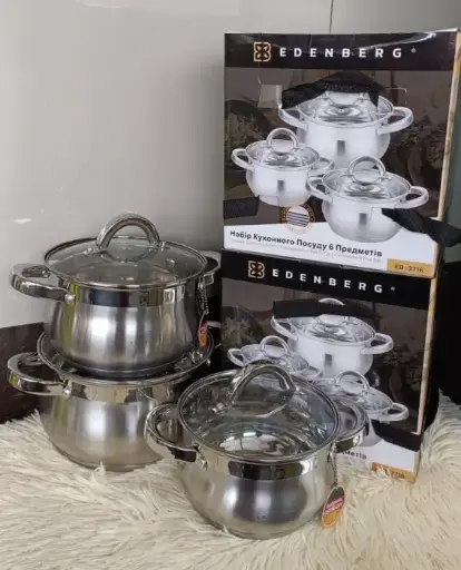 EDENBERG STAINLESS STEEL SET